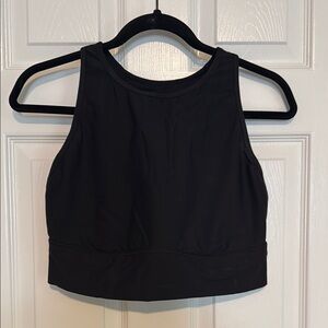 CALIA  Black long line Sports Bra, Large